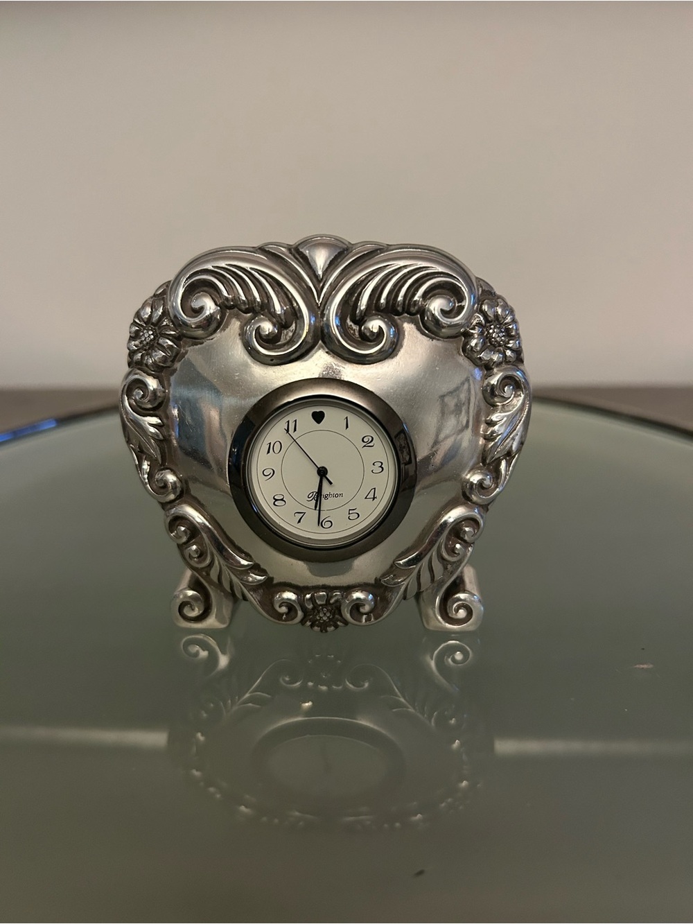 Brighton VINTAGE “ Penelope “ Silver Heart Tell Time Piece. NWT!! - Picture 3 of 7